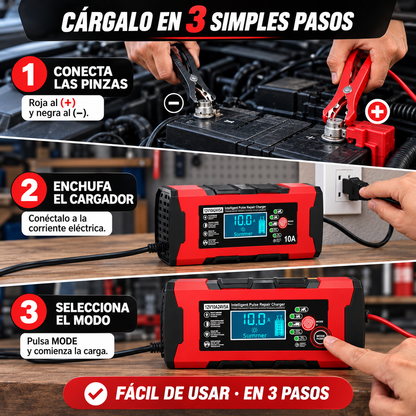 ⚡Cargador Inteligente 12V 10A⚡