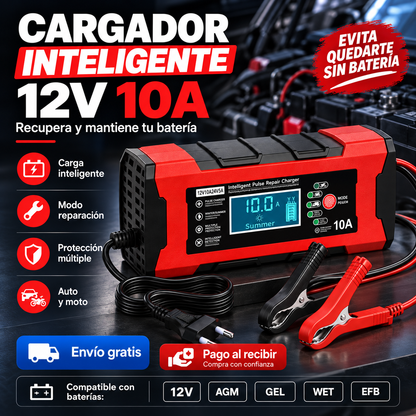 ⚡Cargador Inteligente 12V 10A⚡