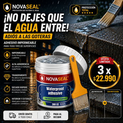 NOVASEAL™ Pack 3 Protección que detiene el agua