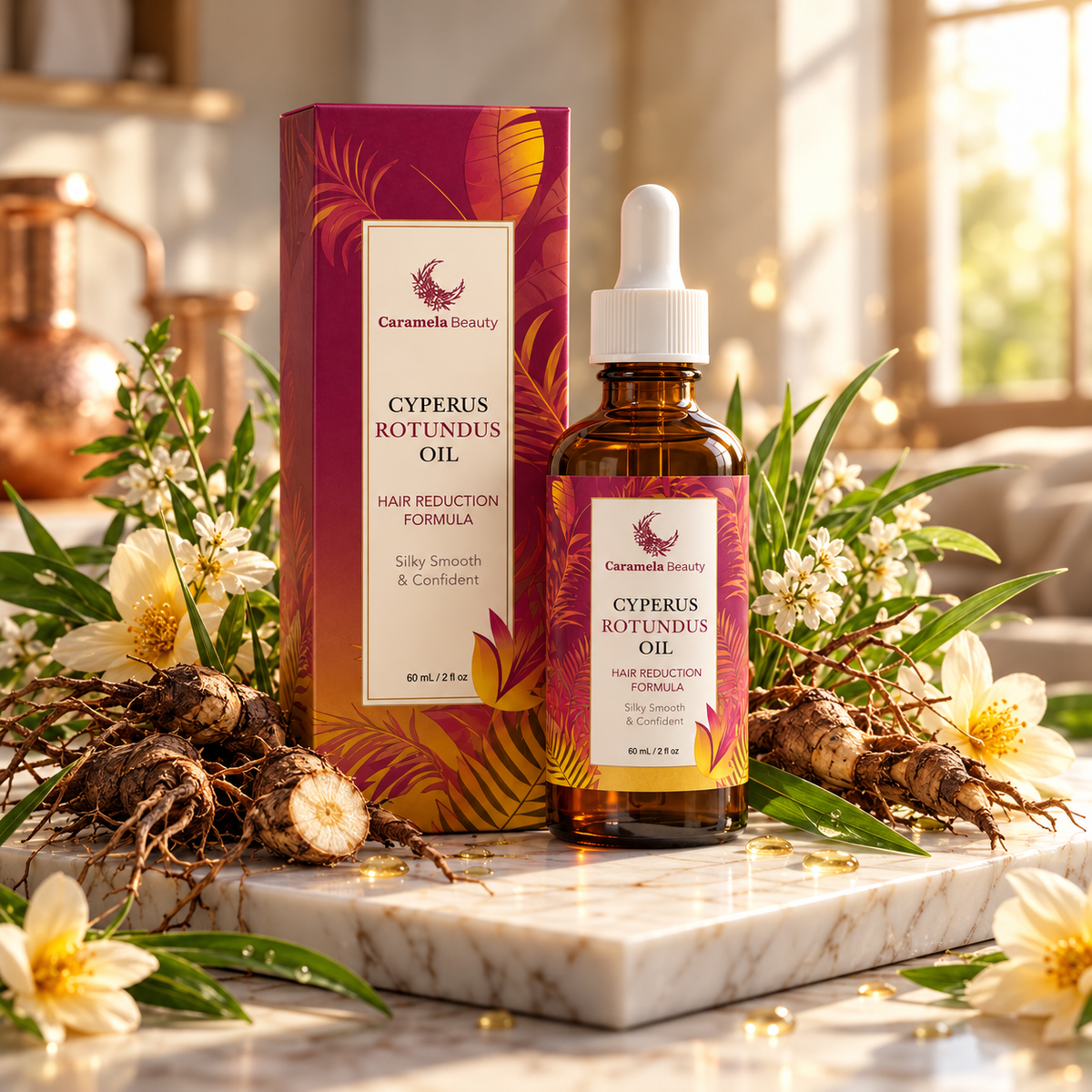 Caramela Beauty® CYPERUS ROTUNDUS OIL X 60 ML – Frandora®