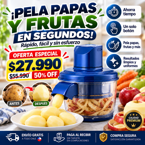 PEELIX® Pelador Eléctrico De Frutas Y Papas