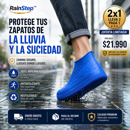 OFERTA 2X1 RainStep™ Mantén tus Zapatos Siempre Secos