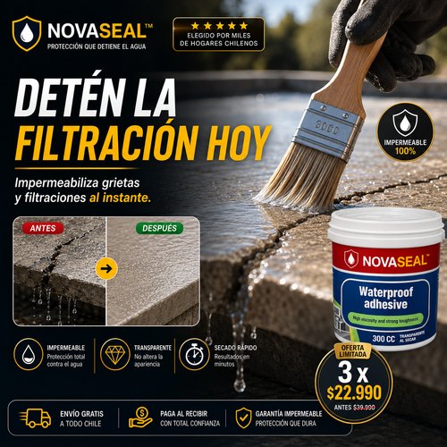NOVASEAL™ Pack 3 Protección que detiene el agua