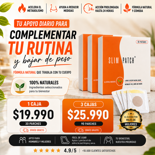 Slim Patch®🔥Pack 3 Meses De Tratamiento