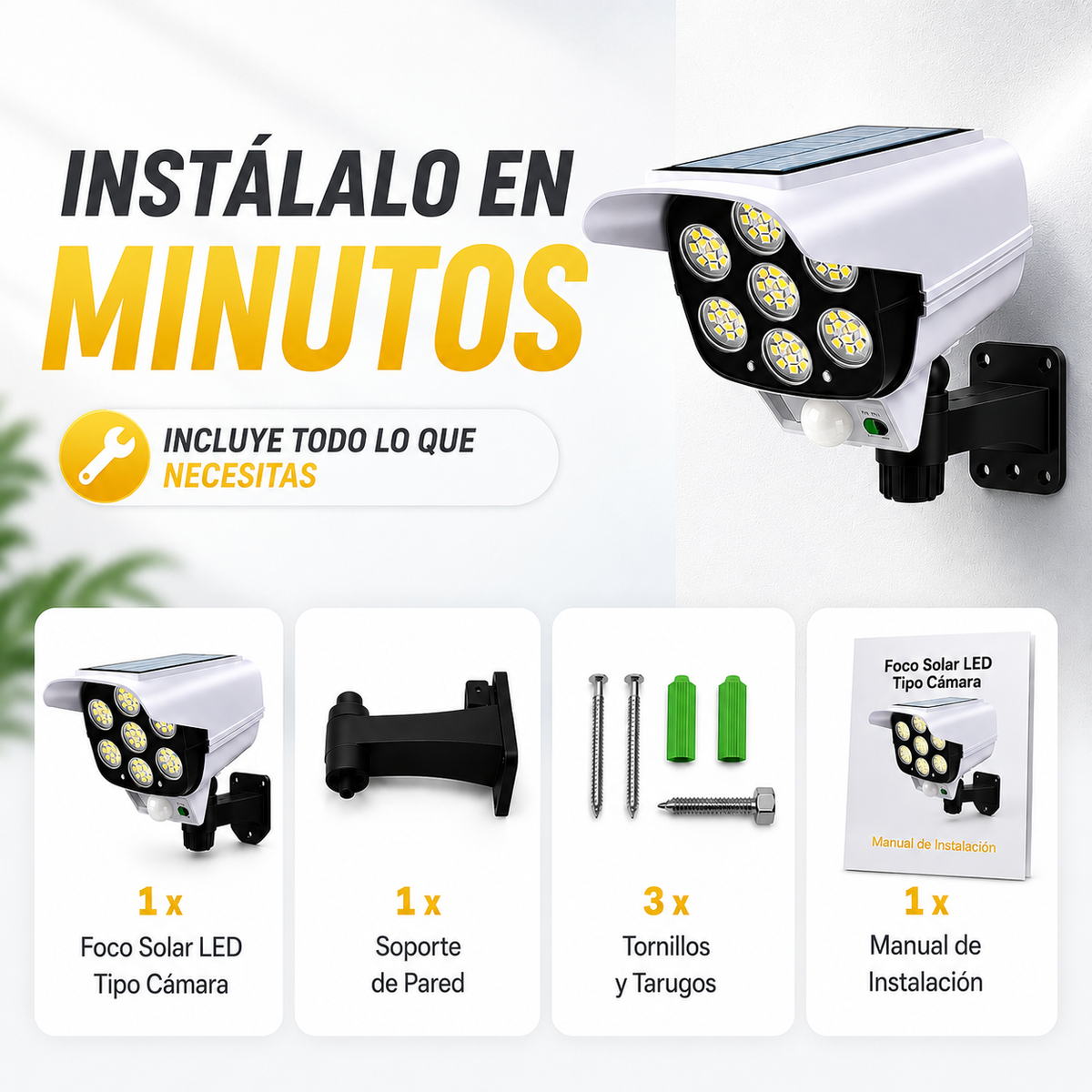 ☀️SOLAR GUARD® Detecta, Ilumina y Protege tu Casa